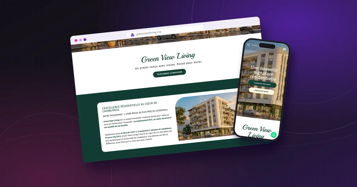 Site web Green View Living