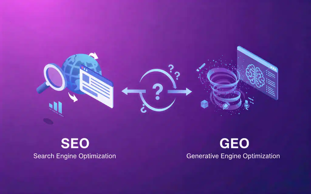 GEO vs SEO : Comprendre le Generative Engine Optimization 1 SEO vs GEO